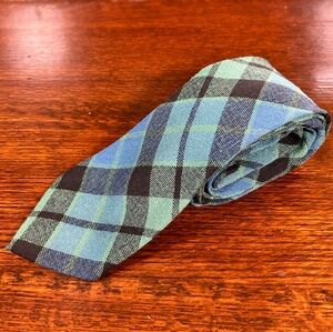 VINTAGE Scottish Tartan Plaid Wool 3" Neck  Tie